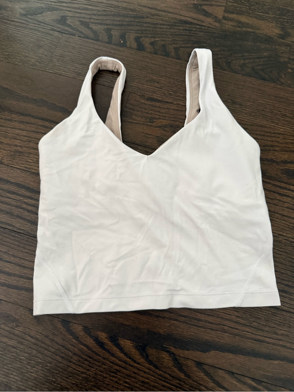 White Lululemon Align Tank